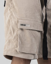 Bermuda Cargo Corduroy Beige