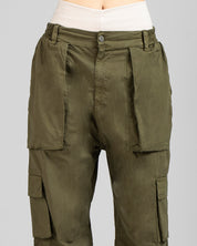 Pantalon Cargo Drill Liviano Fuelles - Verde