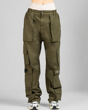 Pantalon Cargo Drill Liviano Fuelles - Verde