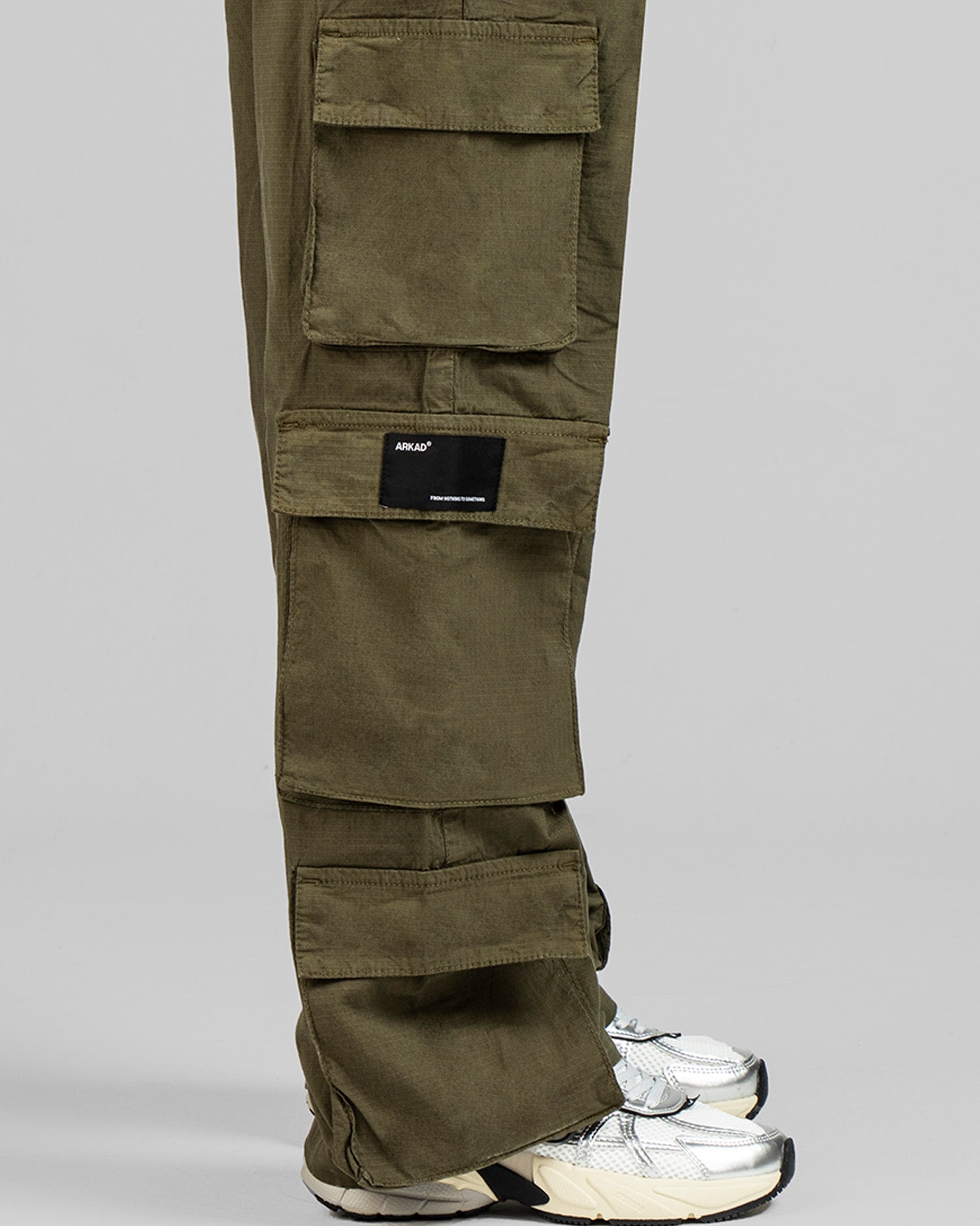 Pantalon Cargo Drill Liviano Fuelles - Verde