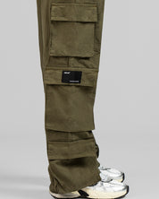 Pantalon Cargo Drill Liviano Fuelles - Verde