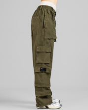 Pantalon Cargo Drill Liviano Fuelles - Verde