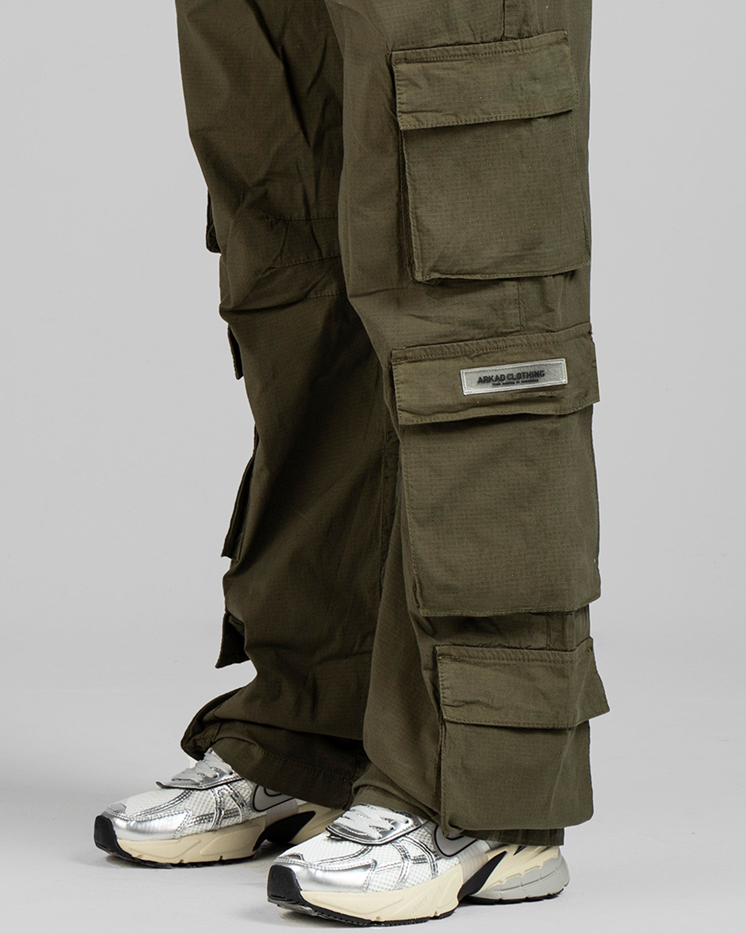 Pantalon Cargo Drill Liviano Fuelles - Verde