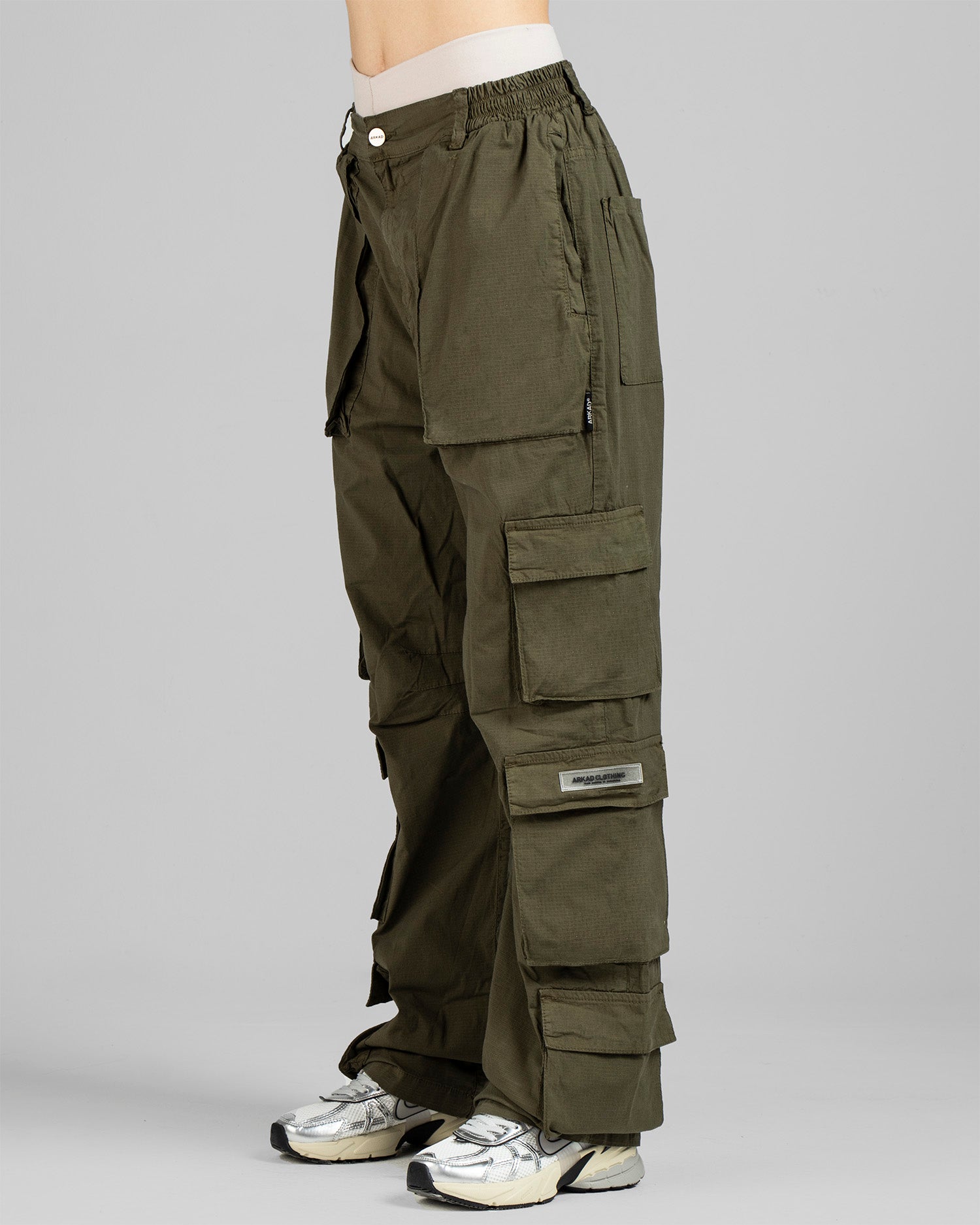 Pantalon Cargo Drill Liviano Fuelles - Verde