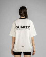 Tshirt Crema Cuello Negro Creative Gang Quartz