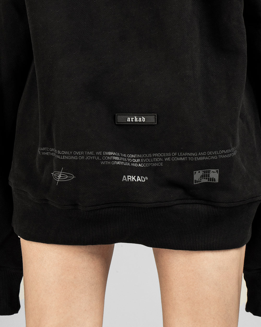 Hoodie Quartz Negro