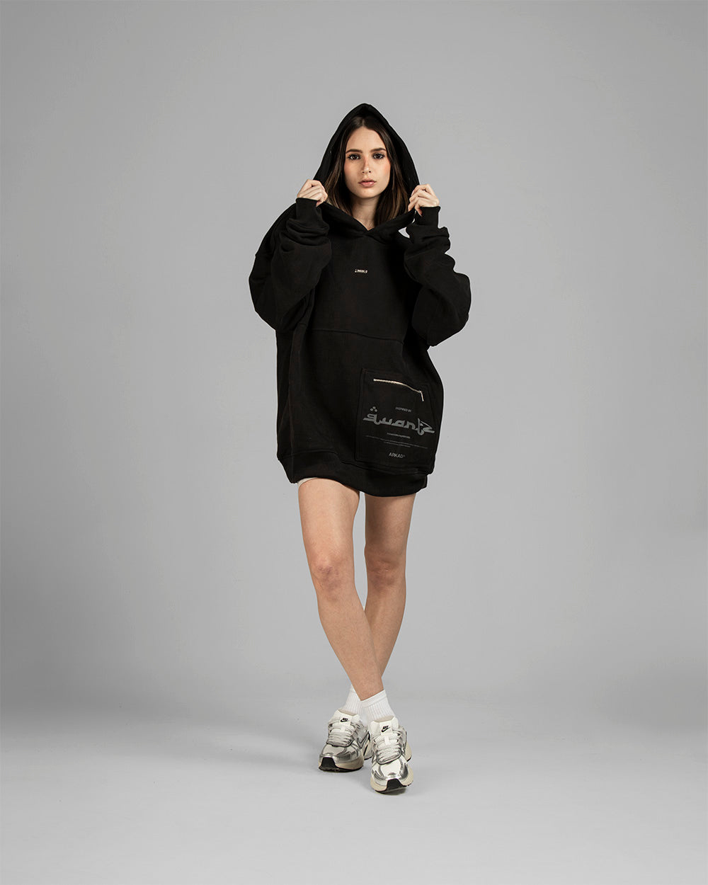 Hoodie Quartz Negro