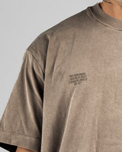 Washed Tshirt Hustler Bloodline - Taupe