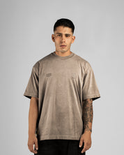 Washed Tshirt Hustler Bloodline - Taupe