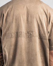 Washed Tshirt Hustler Bloodline - Taupe