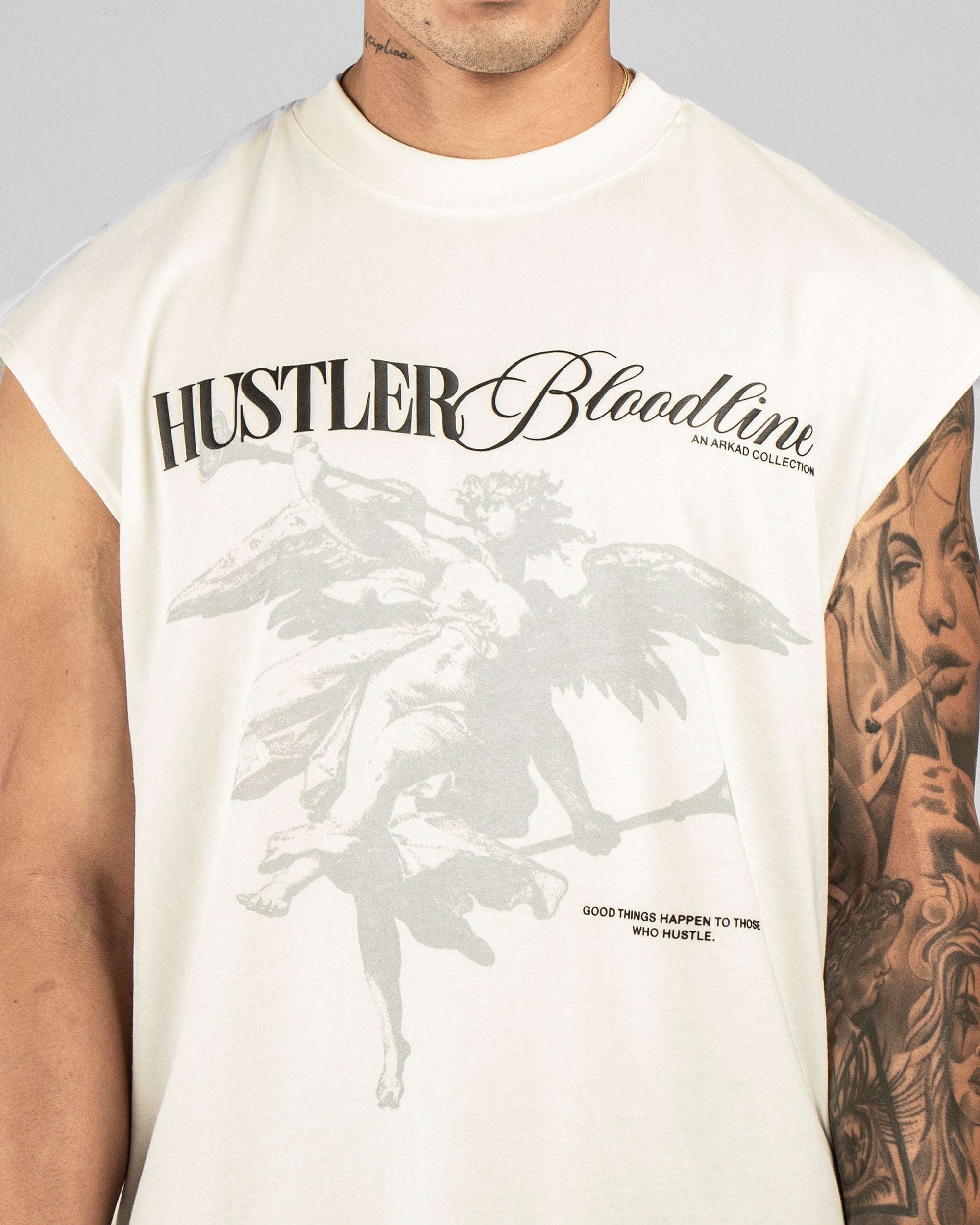 Tank Shirt Hustler - Crema