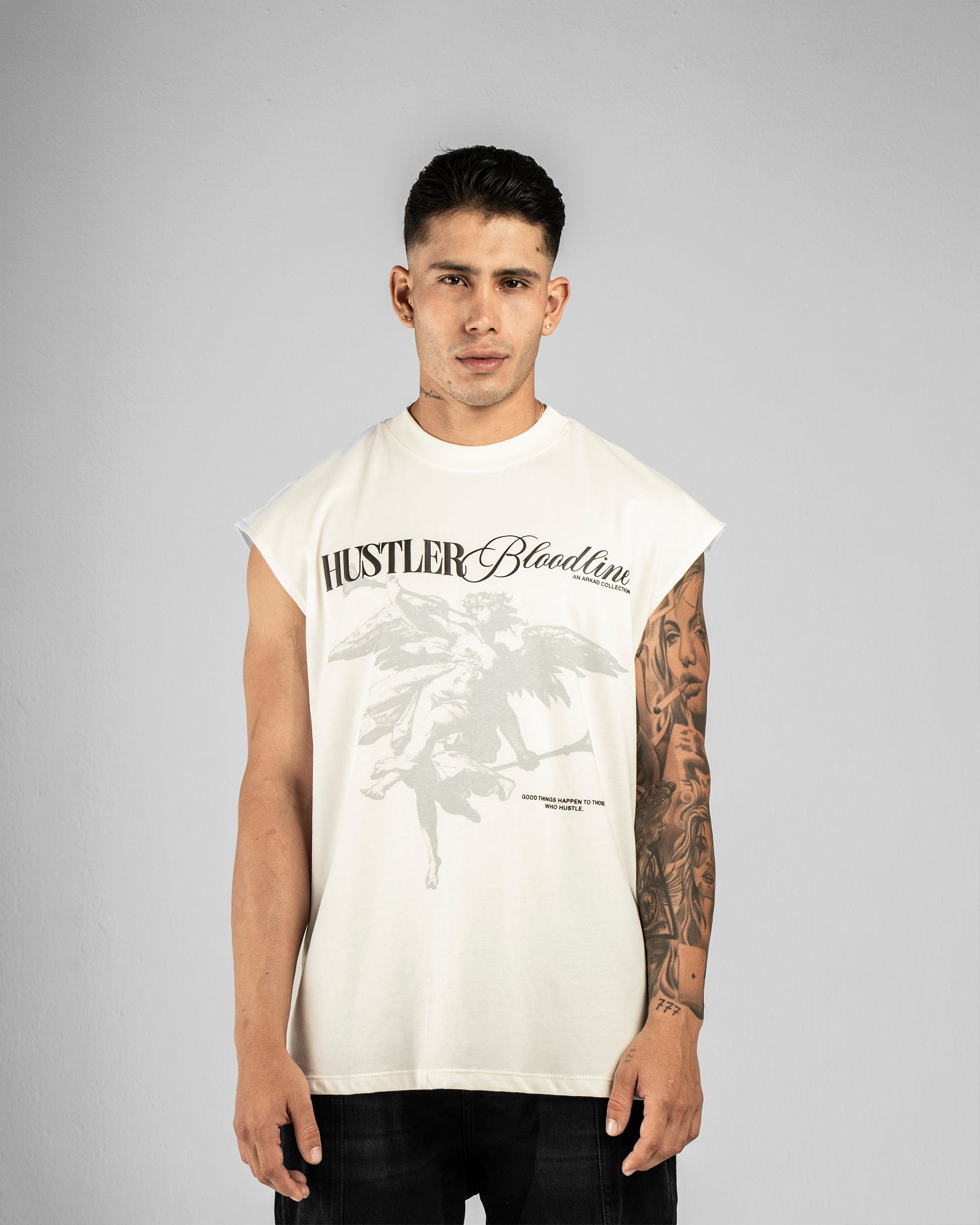 Tank Shirt Hustler - Crema