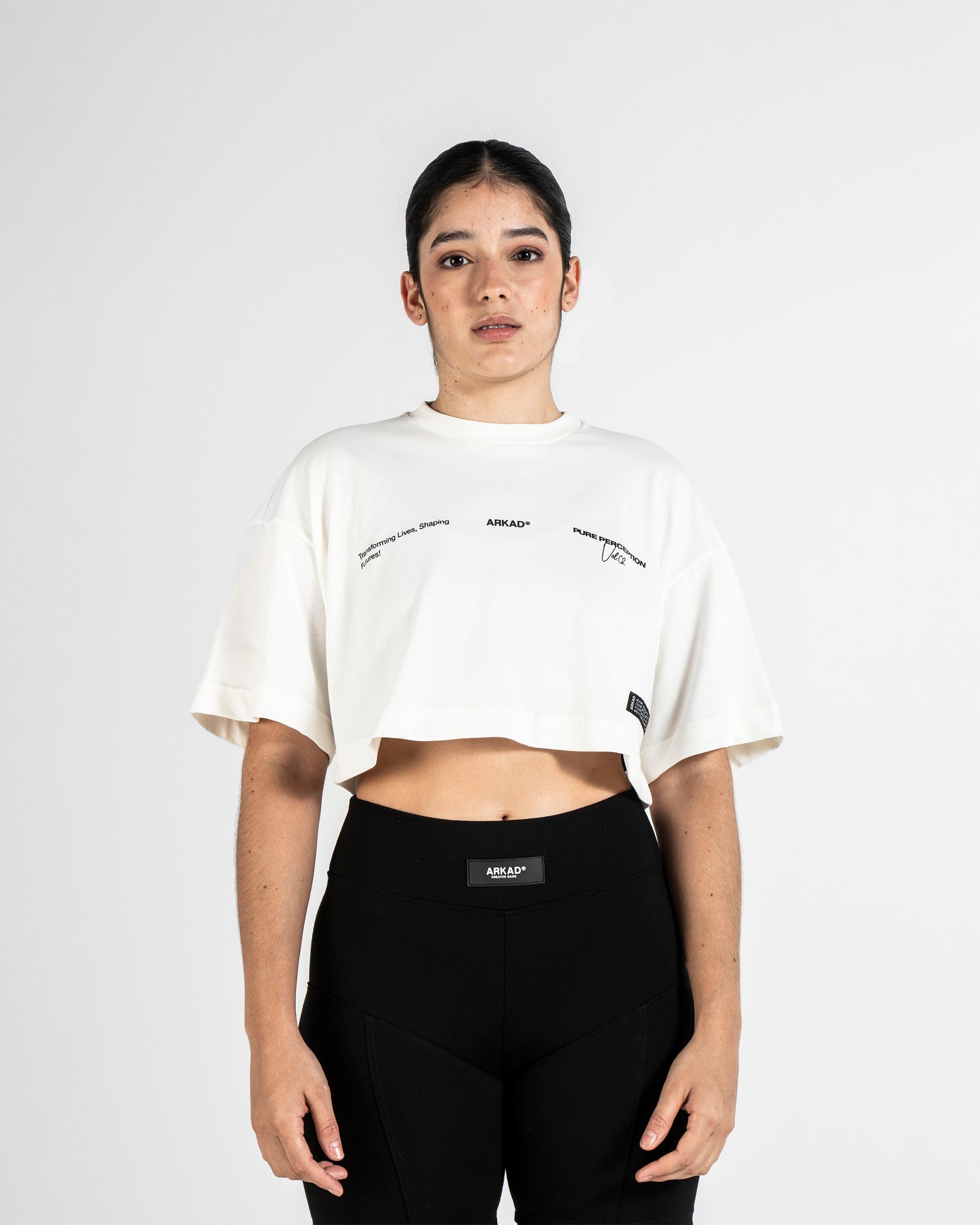 Crop Shirt Pure Perception Beige