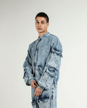 Denim Cargo Jacket