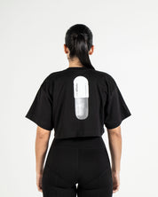 Crop Shirt Pure Perception Negra