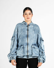 Denim Cargo Jacket