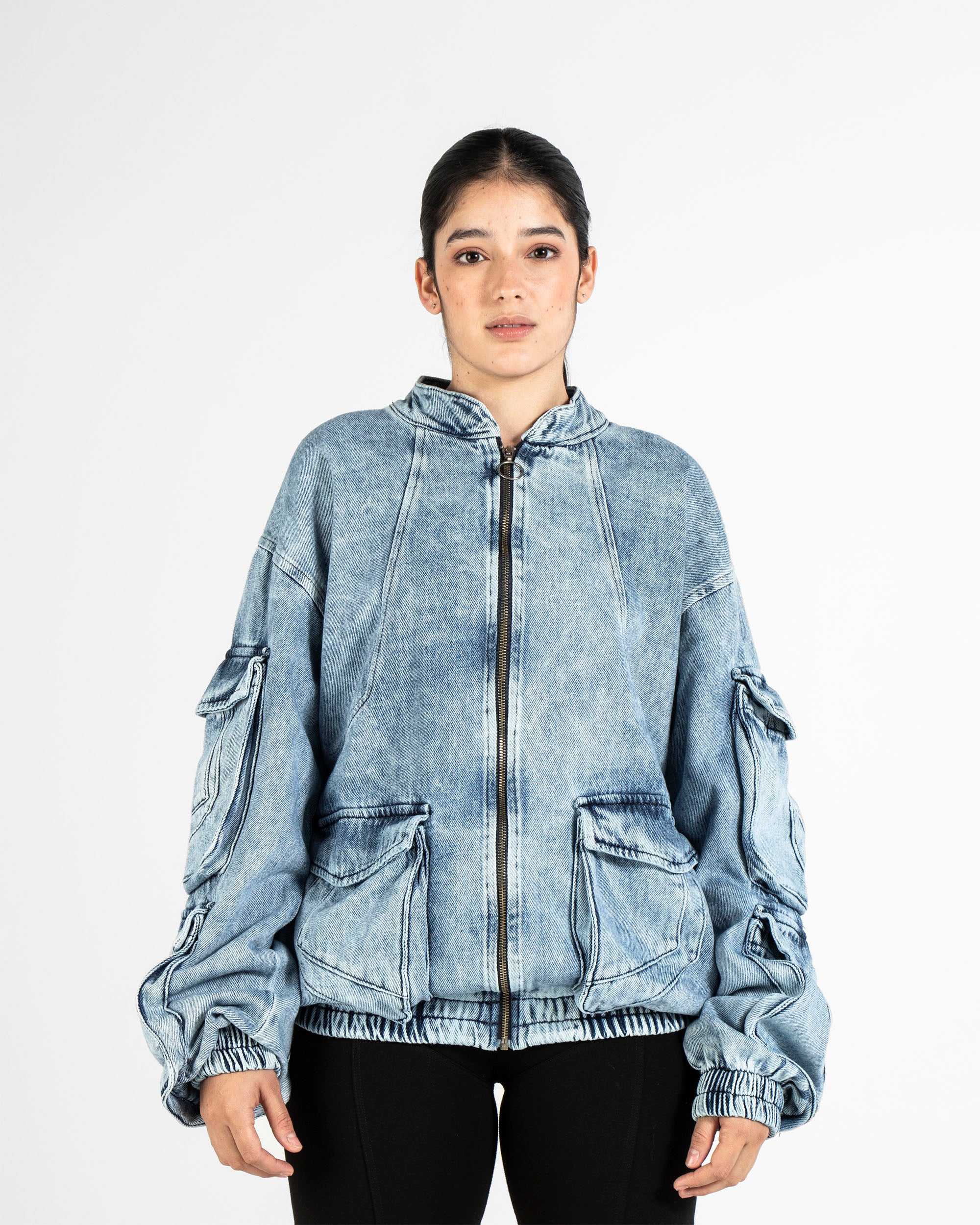 Denim Cargo Jacket