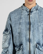 Denim Cargo Jacket