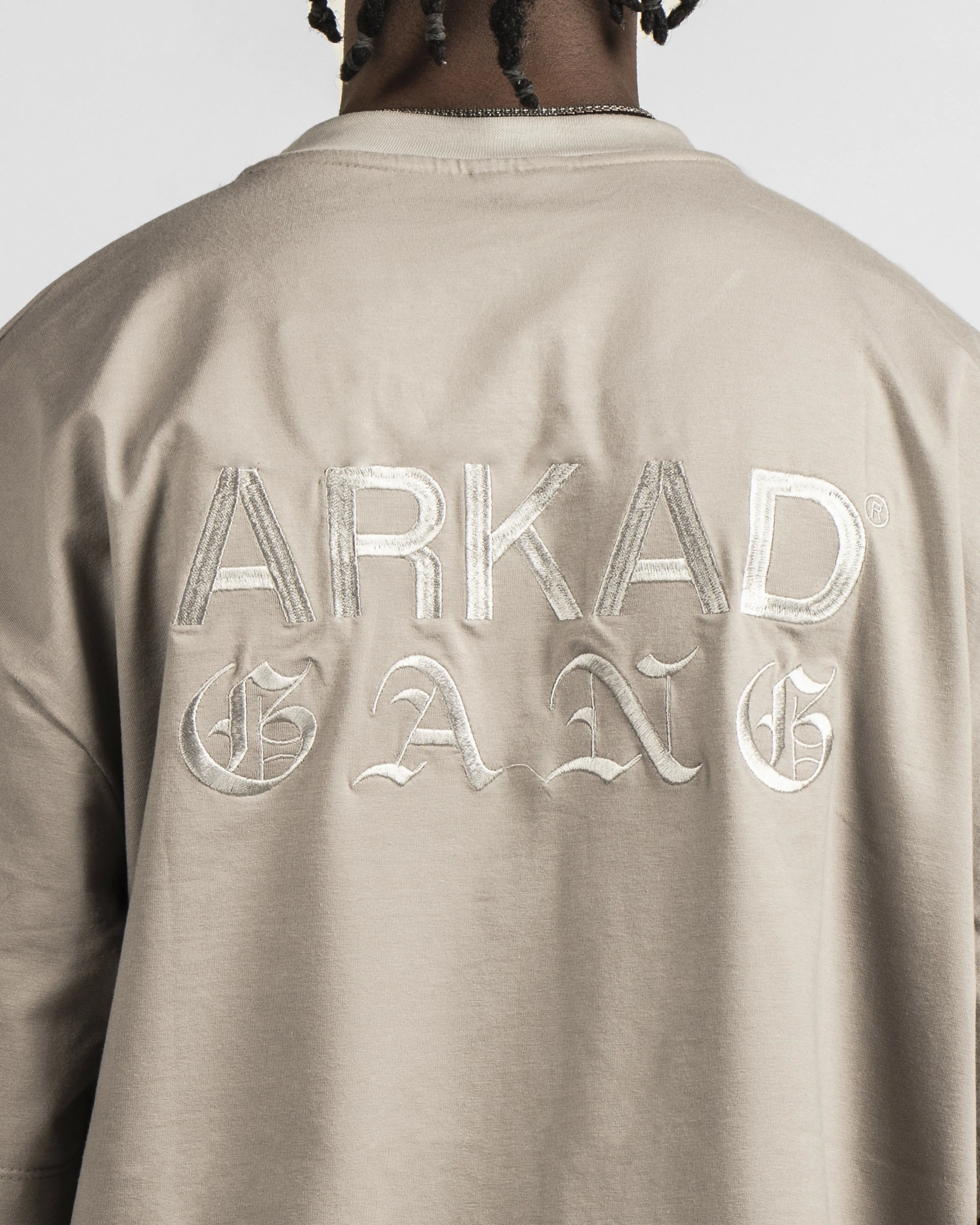 Tshirt Arkad Gang Bordada - Caqui