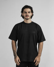 Tshirt Arkad Gang - Negra Bordado Negro