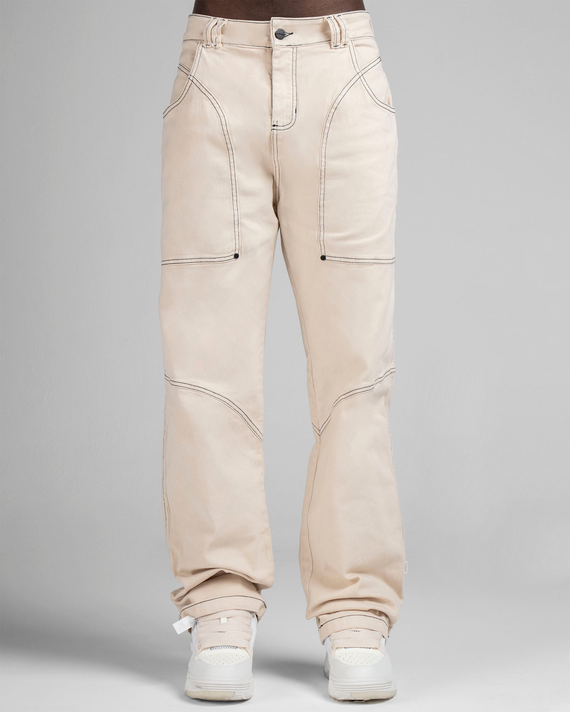 Denim Pant Beige Cortes