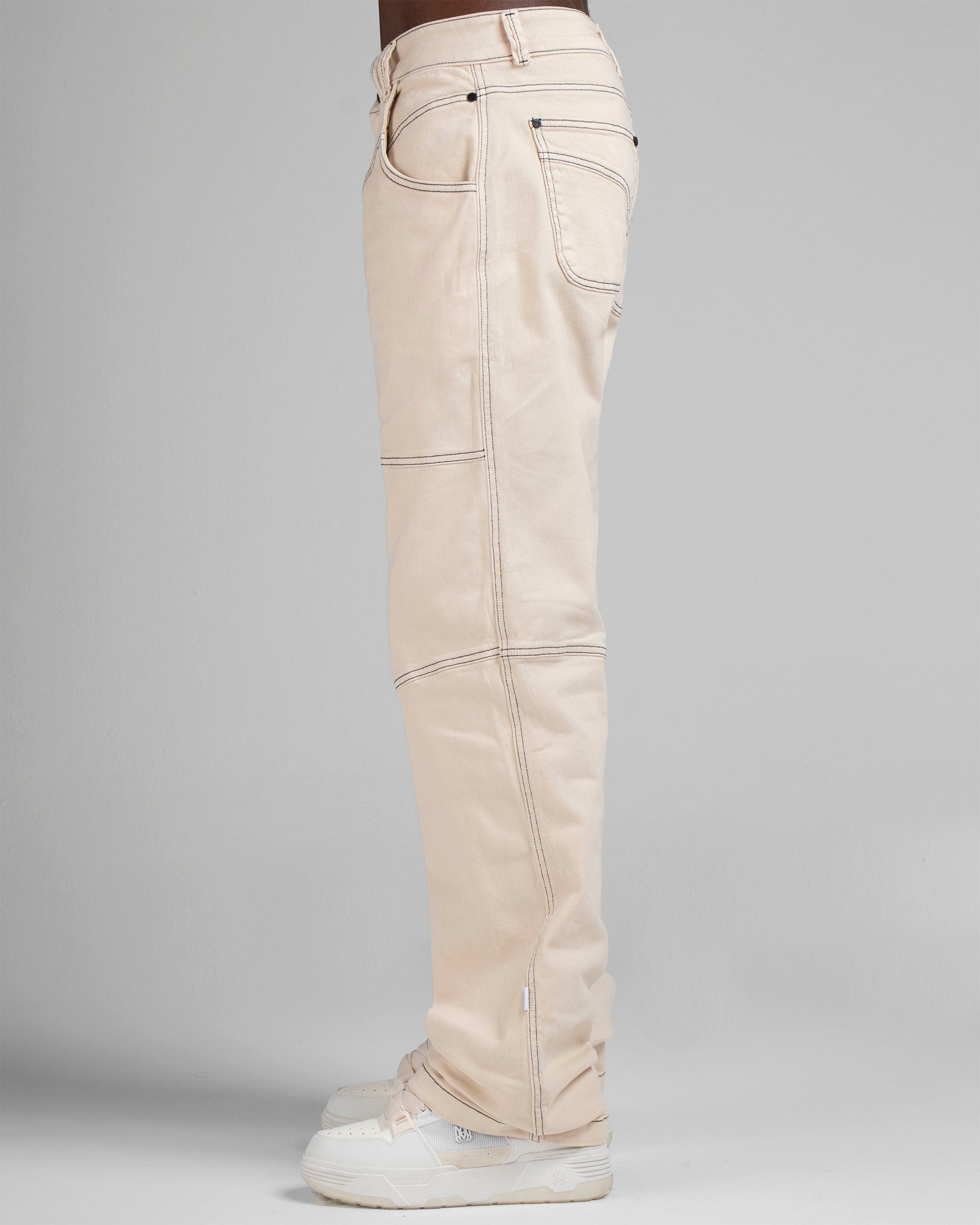 Denim Pant Beige Cortes