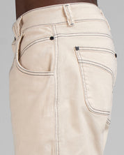 Denim Pant Beige Cortes