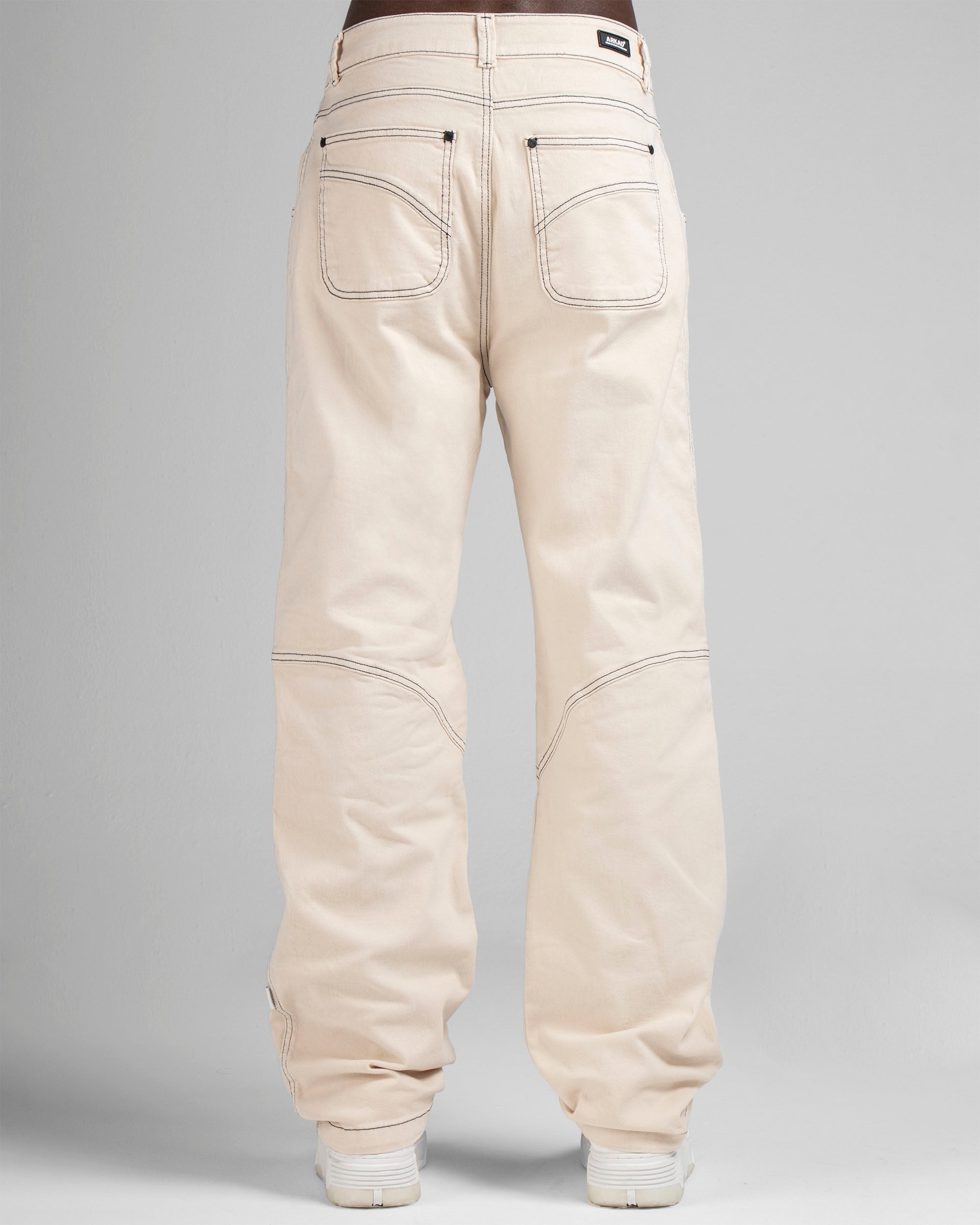 Denim Pant Beige Cortes