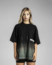 Washed Tshirt Negra Difuminado