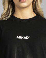 Washed Tshirt Negra Arkad