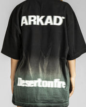 Washed Tshirt Negra Arkad