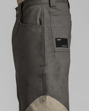 Pantalón Cargo Gris-Caqui