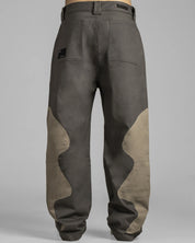 Pantalón Cargo Gris-Caqui