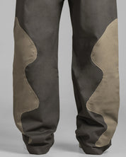 Pantalon Cargo Gris-Caqui