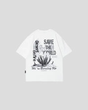 Tshirt Blanca Cactus B&W