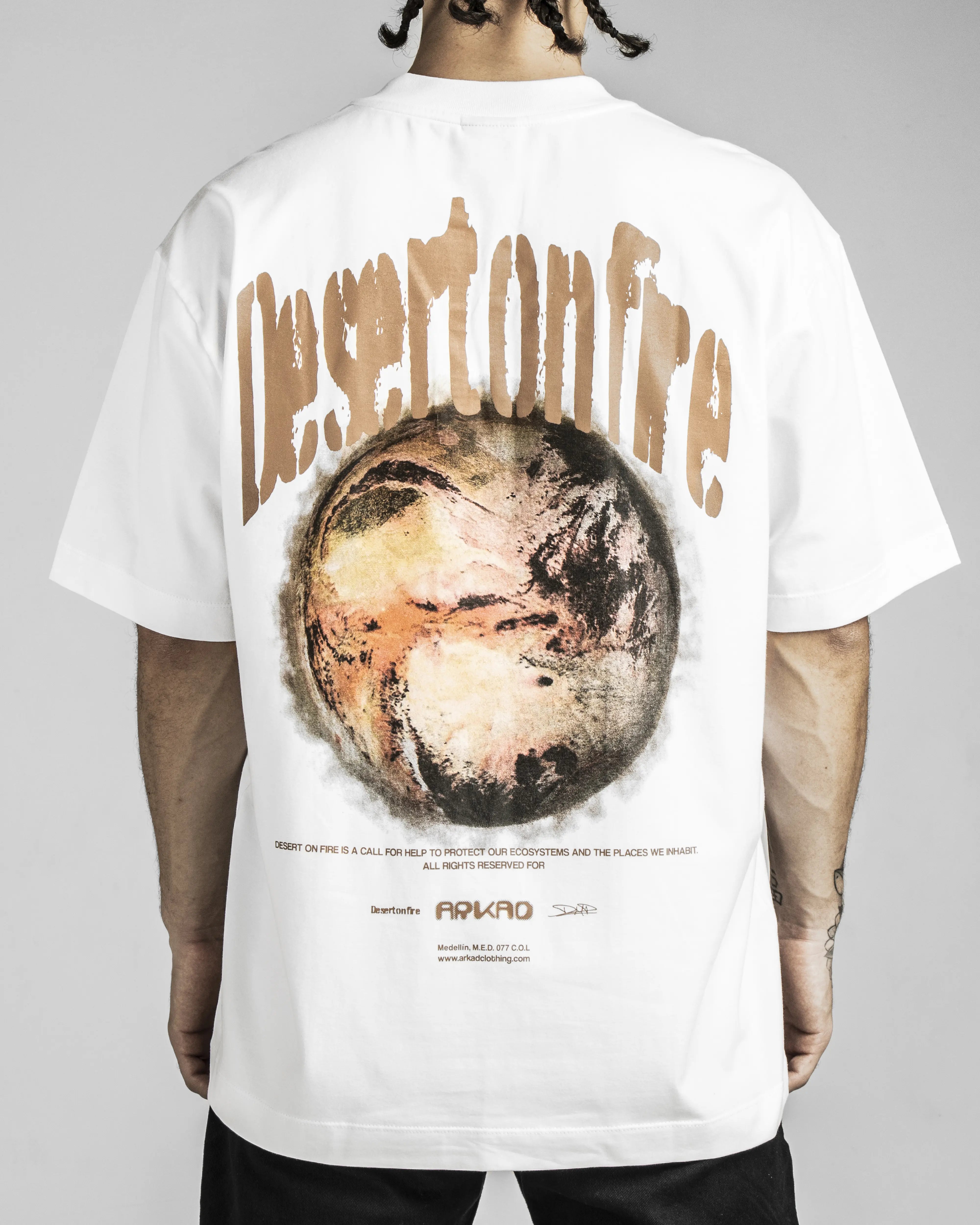 Tshirt Blanca Mundo Desert