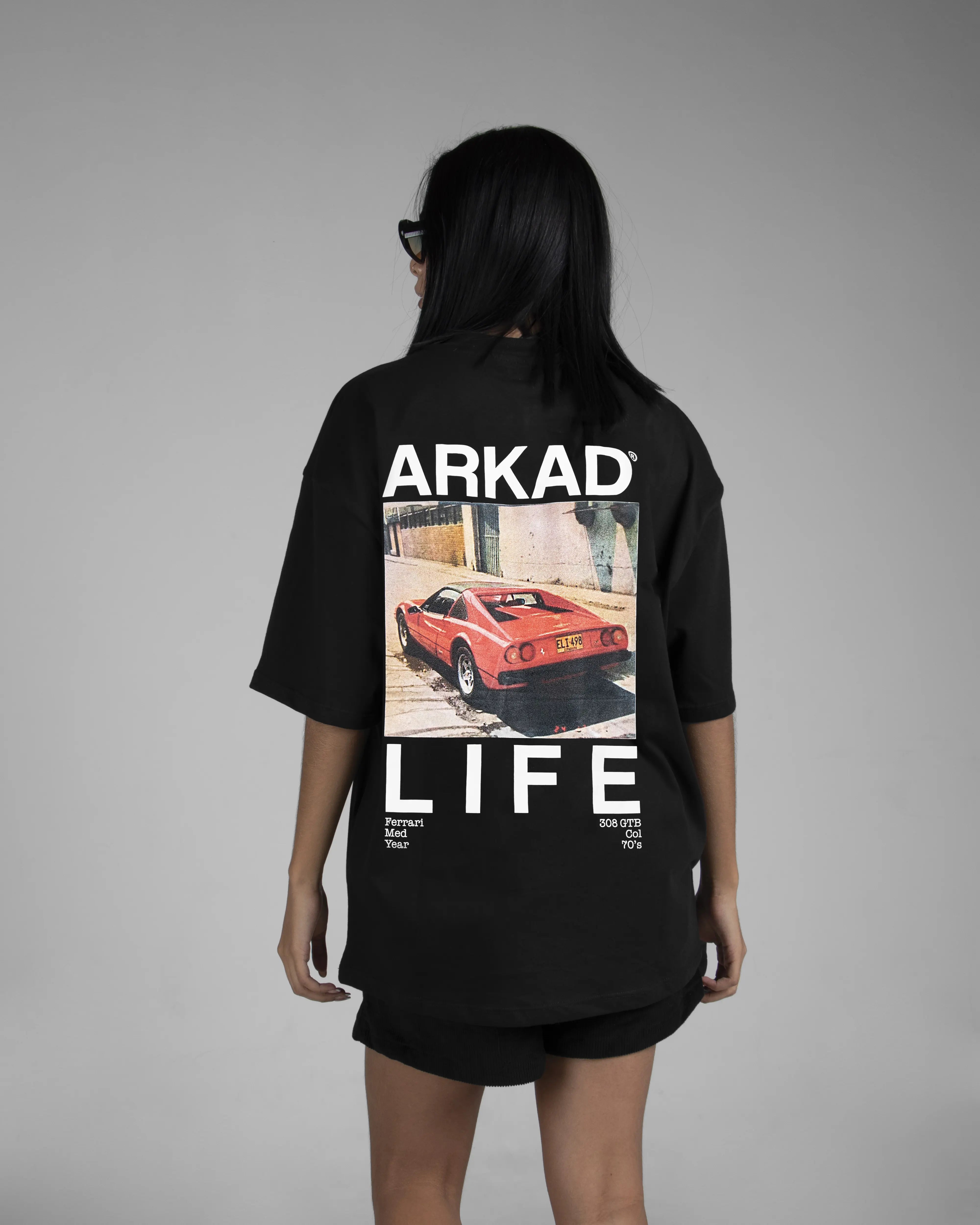 Tshirt Arkad Life Carro - Negra