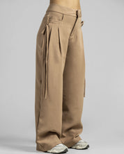 Tailored Pant Mujer - Caqui