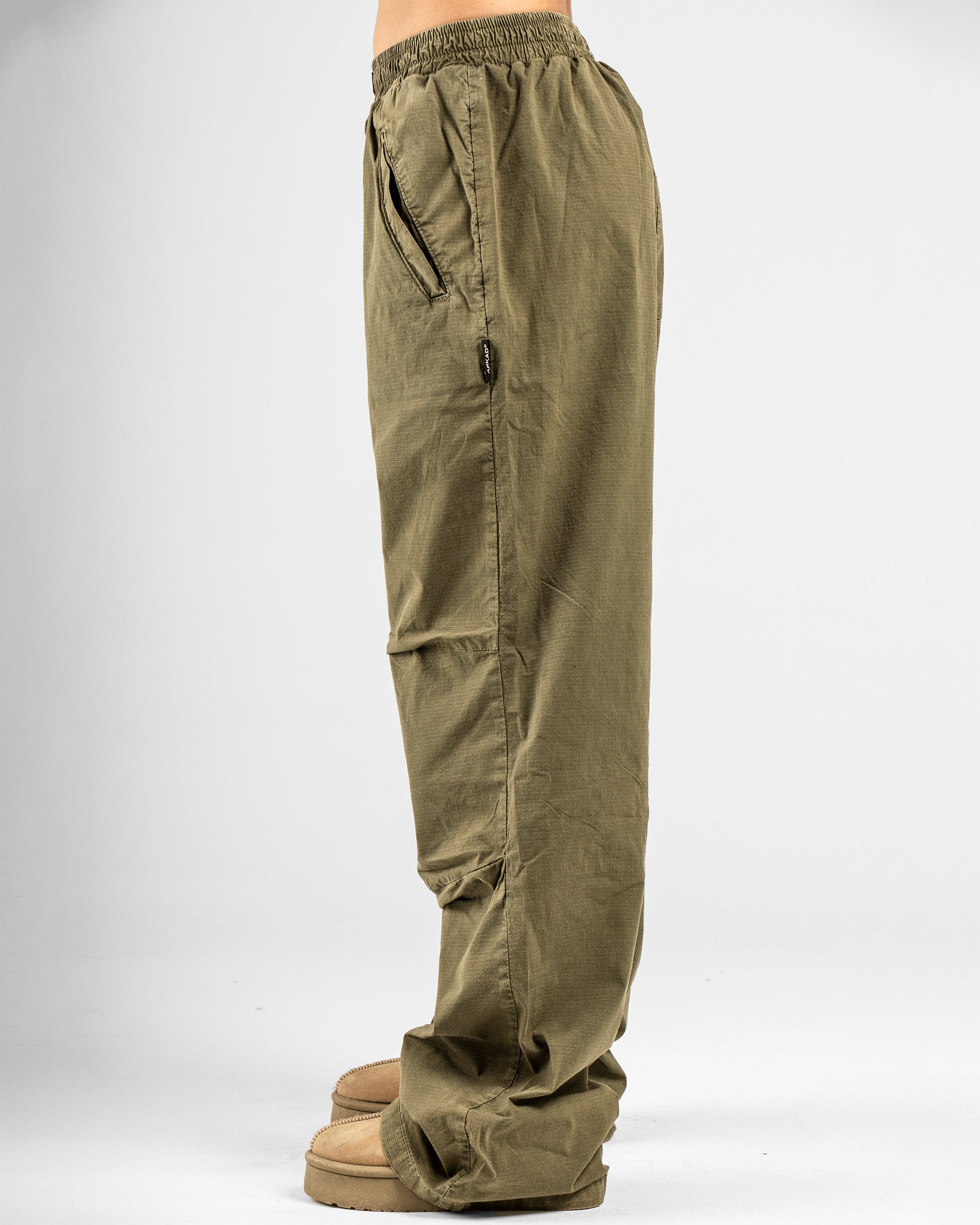 Pant Ripstop Washed Verde