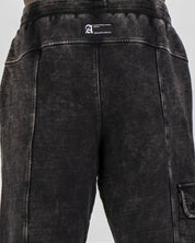 Sweatpant Acid Wash Negra