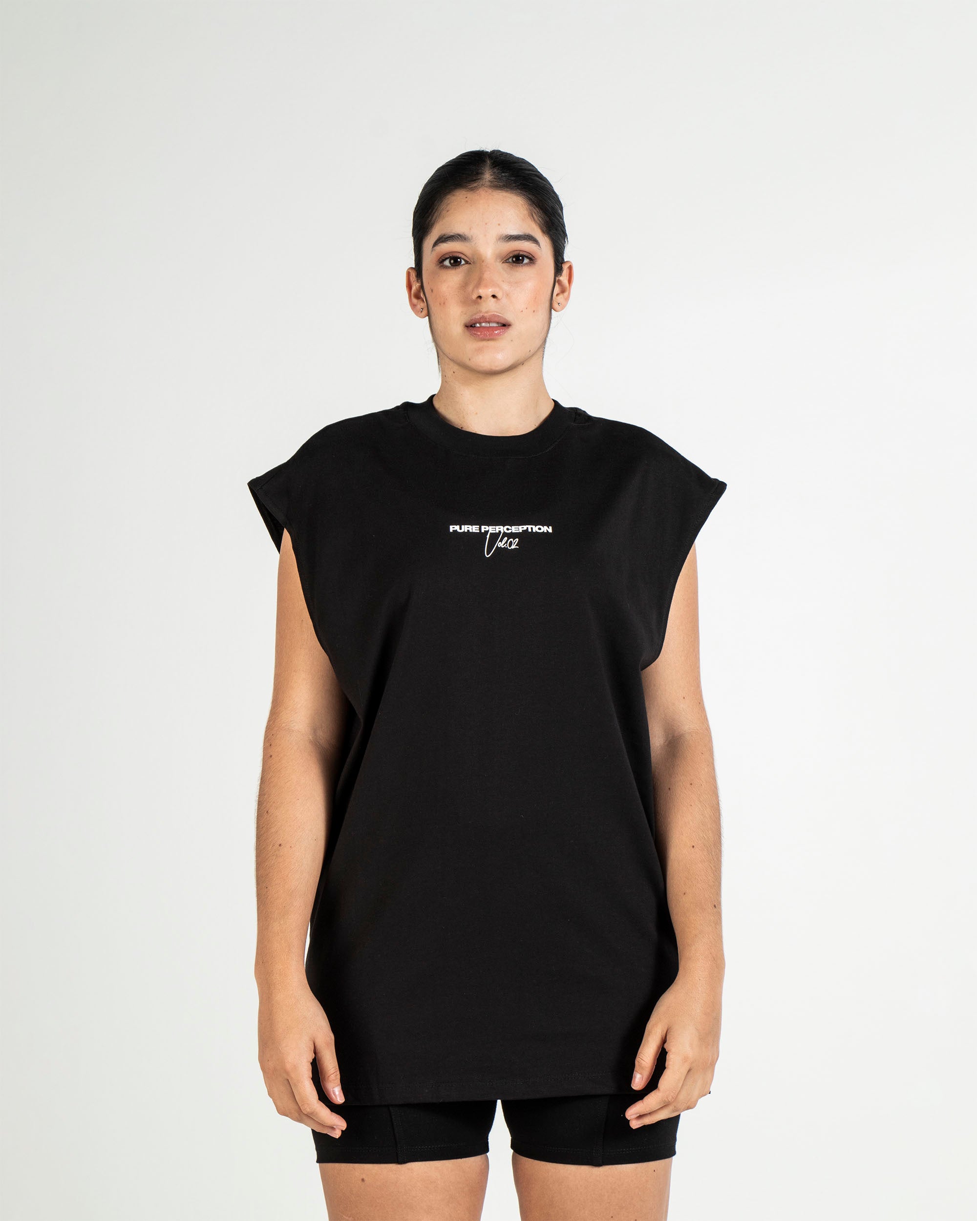 Tank Shirt Negra Pure Perception