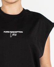 Tank Shirt Negra Pure Perception