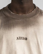 Washed Tshirt Arkad - Cafe