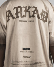 Washed Tshirt Arkad - Cafe